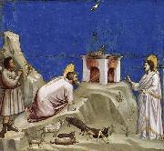 GIOTTO di Bondone Joachim-s Sacrificial Offering oil painting reproduction